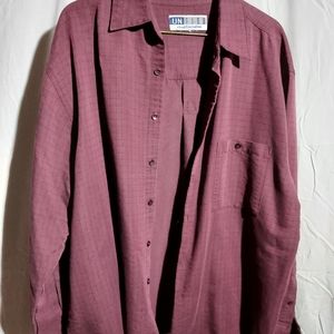 Men's L long sleeve button shirt